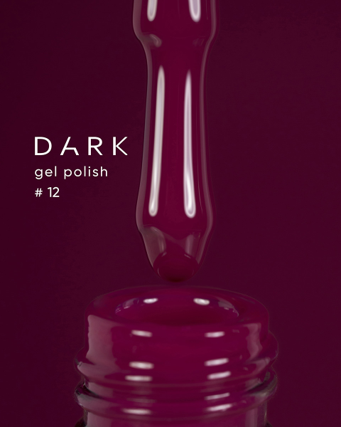 Dark gel polish 012, 10 ml