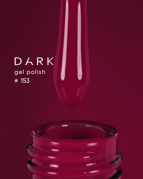 Dark żelowy lakier 153, 6 ml