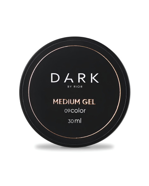DARK Medium Gel №09, 30 ml (bez pędzelka)