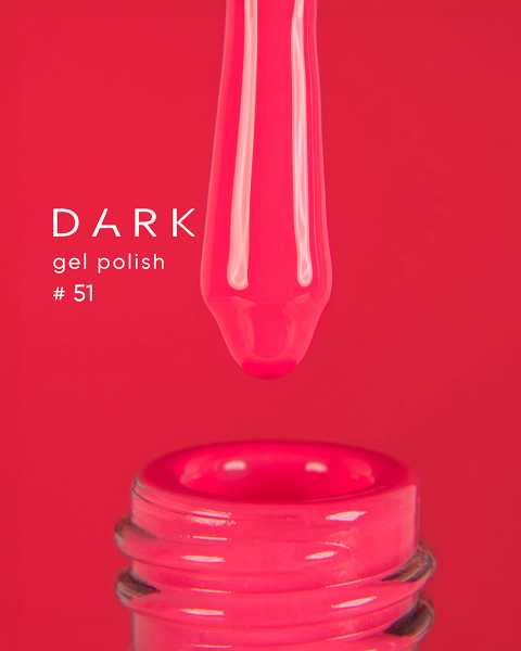 Dark gel polish 051, 10 ml