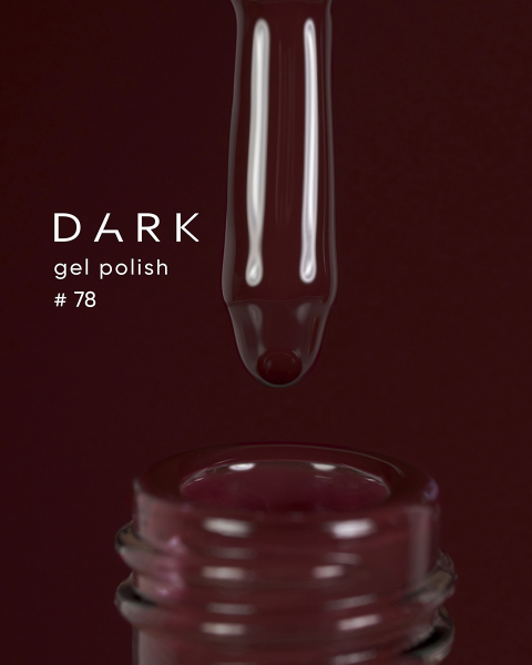 Żelowa laki do paznokci Dark 078, 6 ml