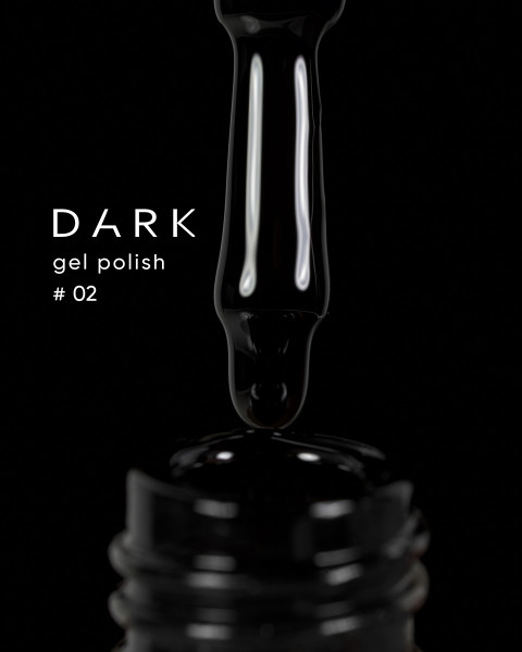 Żelowy lakier Dark 002, 10 ml
