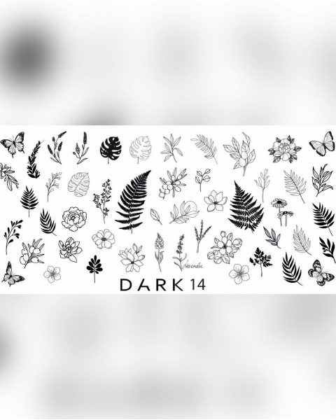 Płytka do stemping DARK 14