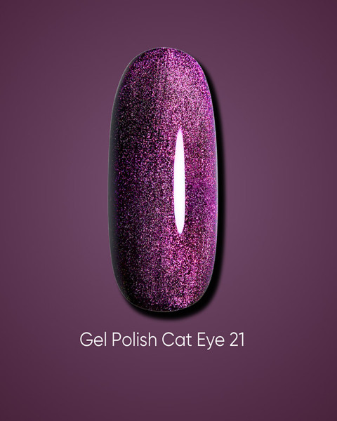 Dark lakier żelowy Cat Eye 21, 6 ml