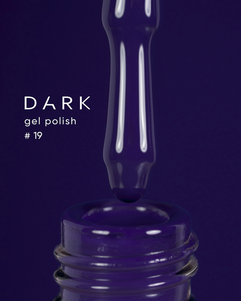 Dark gel polish 019, 6 ml