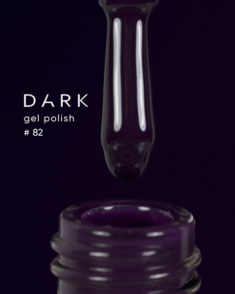 Dark gel polish 082, 6 ml
