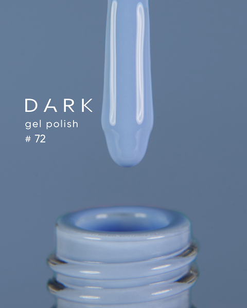 Dark gel polish 072, 6 ml