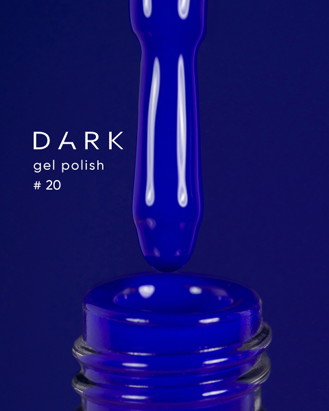 Dark gel polish 020, 10 ml
