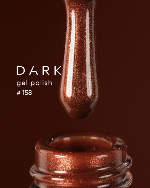 Dark lakier żelowy 158, 6 ml