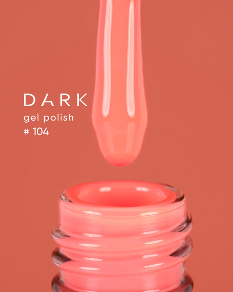 Lakier żelowy Dark 104, 10 ml