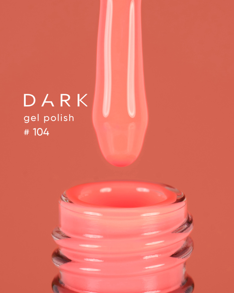 Dark gel polish 104, 10 ml