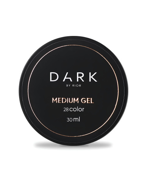 DARK Medium Gel №28, 30 ml (bez pędzelka)