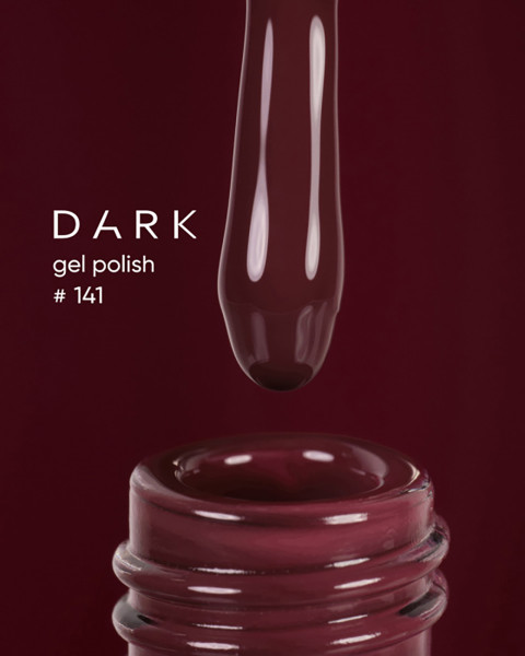 Lakier żelowy Dark 141, 10 ml