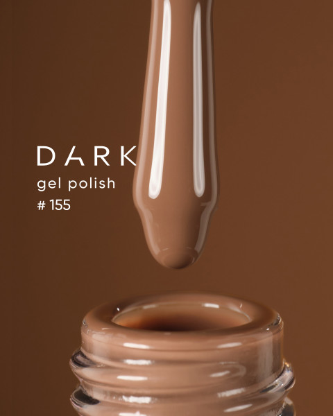 Dark gel polish 155, 6 ml