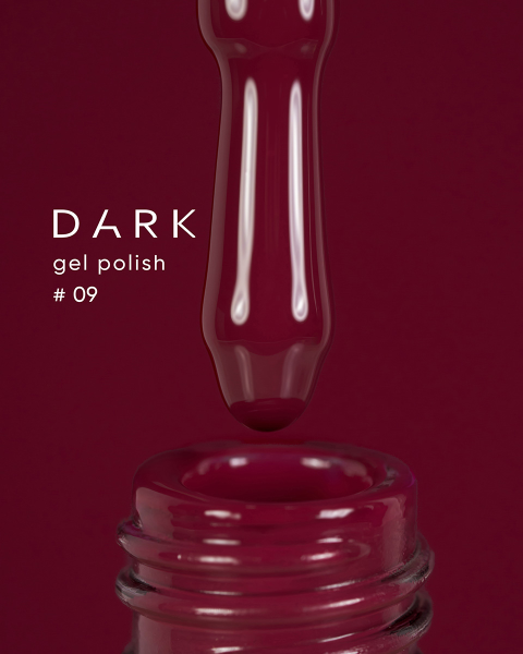 Dark gel polish 009, 10 ml