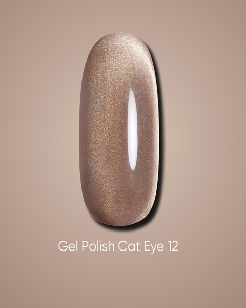 Lakier żelowy Dark Cat Eye 12, 6 ml