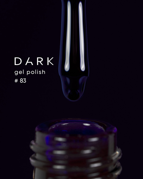 Dark gel polish 083, 10 ml