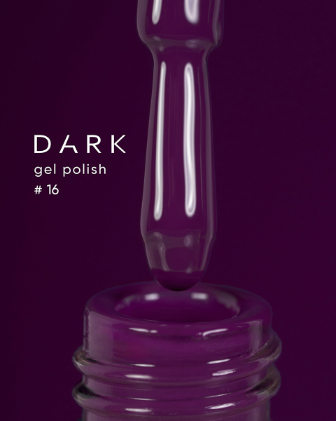 Dark gel polish 016, 6 ml