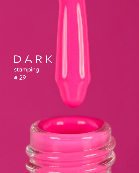 DARK Stamping polish №29, różowy 10 ml