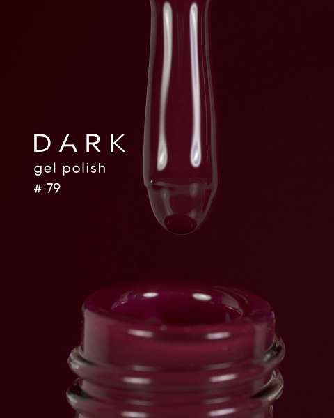Dark gel polish 079, 6 ml