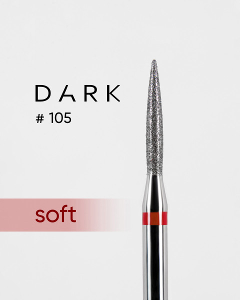 Frez diamentowy Dark nr 105 czerwony płomień 018
