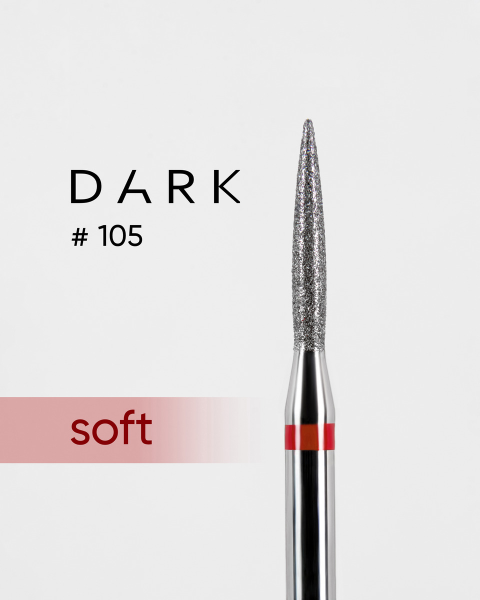 Frez diamentowy Dark nr 105 czerwony płomień 018