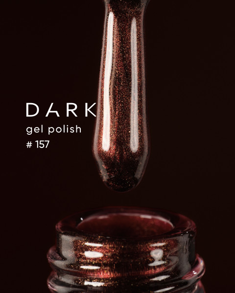 Dark lakier hybrydowy 157, 6 ml