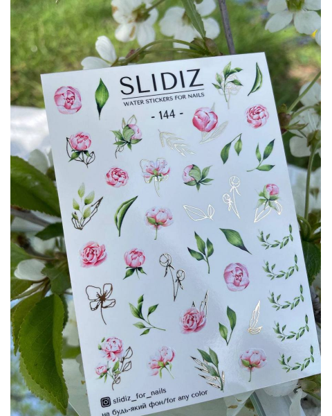 Foliowany design slajdów SLIDIZ №144