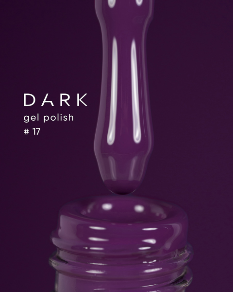 Dark gel polish 017, 10 ml
