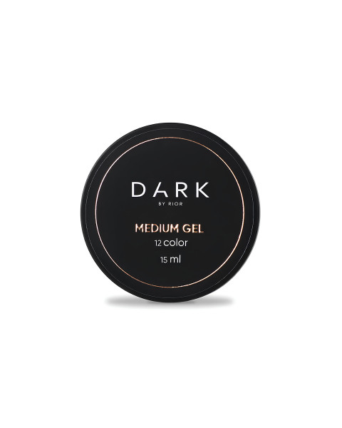 DARK Medium Gel №12, 15 ml (bez pędzelka)