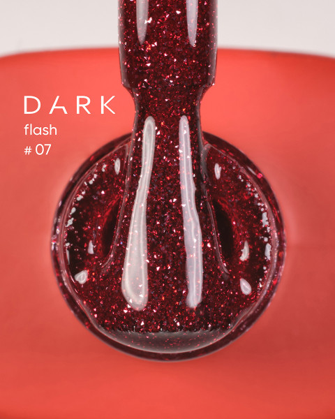 Dark Żelowy lakier do paznokci Flash 07, 10 ml
