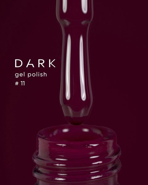 Dark gel polish 011, 10 ml