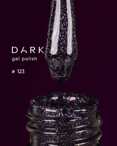 Lakier żelowy Dark 123, 6 ml