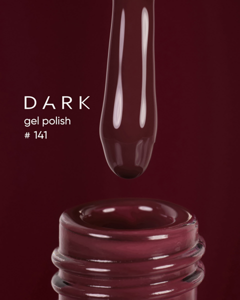 Dark gel polish 141, 6 ml