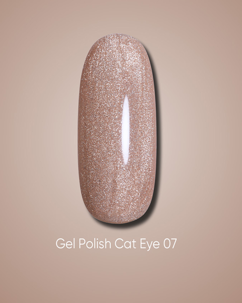 Lakier żelowy Dark Cat Eye 07, 10 ml