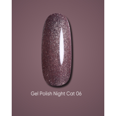 Lakier żelowy Dark Night Cat 06, 6 ml