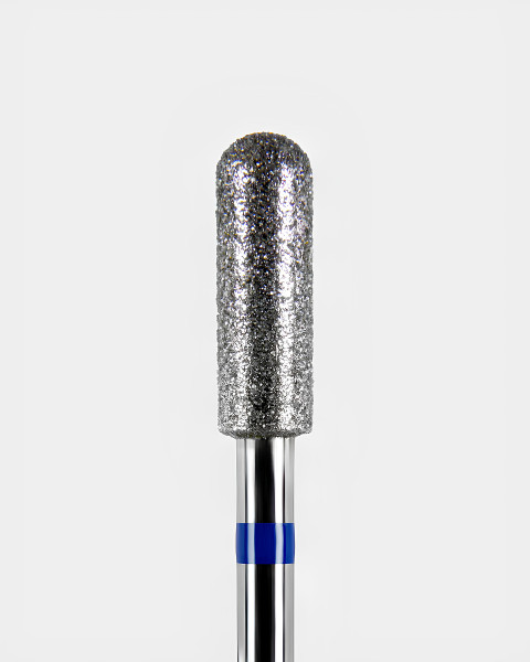 DARK frez diamentowy №118 niebieski zaokrąglony bębenek 040