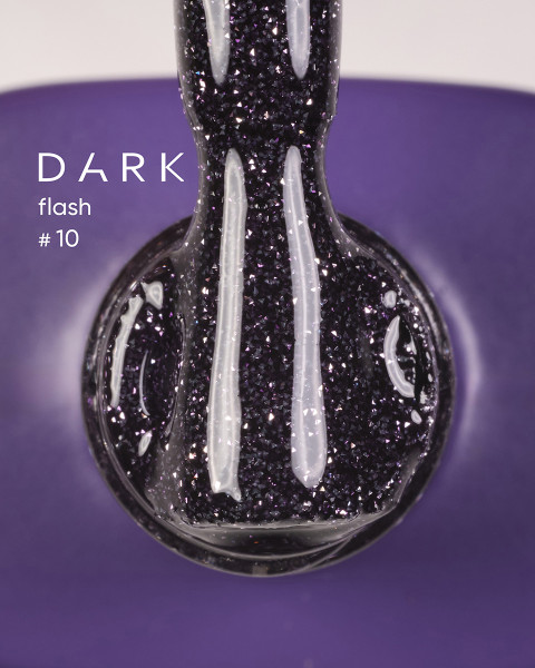 Dark Lakier żelowy Flash 10, 10 ml