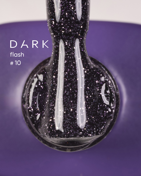 Dark Lakier żelowy Flash 10, 10 ml
