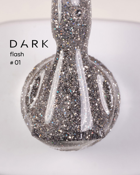Dark Lakier żelowy Flash 01, 10 ml