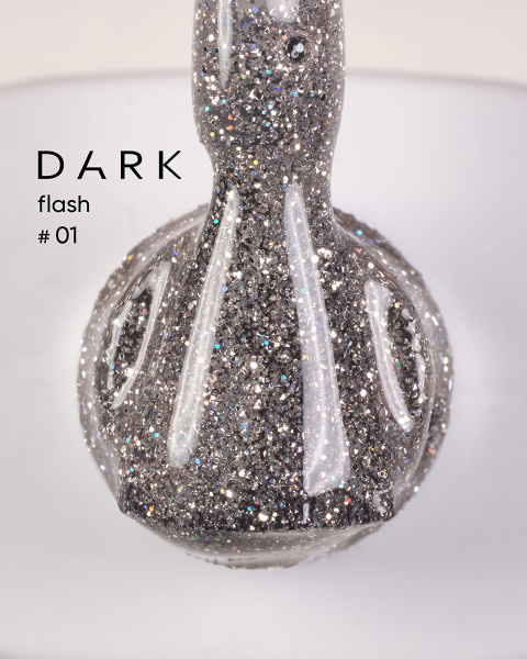 Dark Lakier żelowy Flash 01, 10 ml