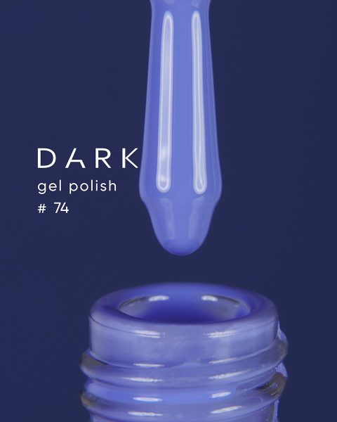 Dark żelowy lakier 074, 6 ml
