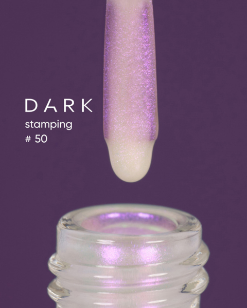 DARK Lak do stempowania №50 fioletowy kameleon, 10 ml