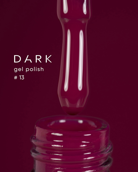 Dark gel polish 013, 10 ml