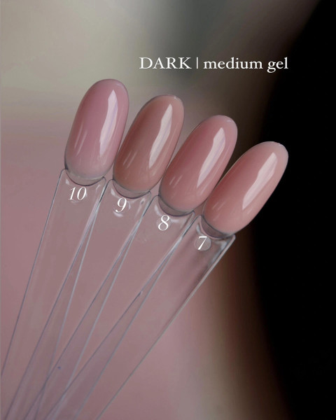 DARK Medium Gel №10, 15 ml (bez pędzelka)