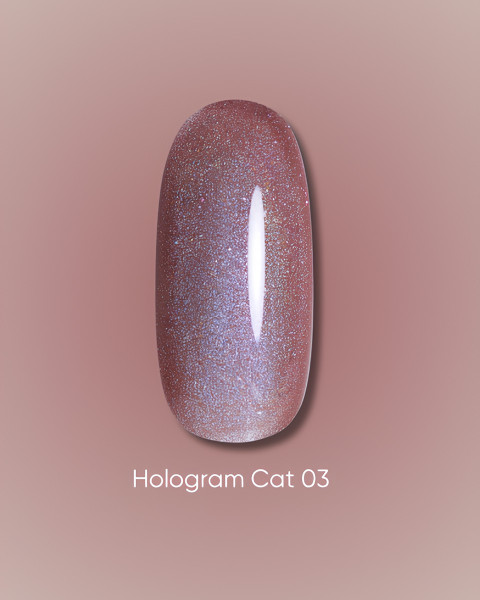 DARK Lakier hybrydowy Hologram Cat 03, 6 ml