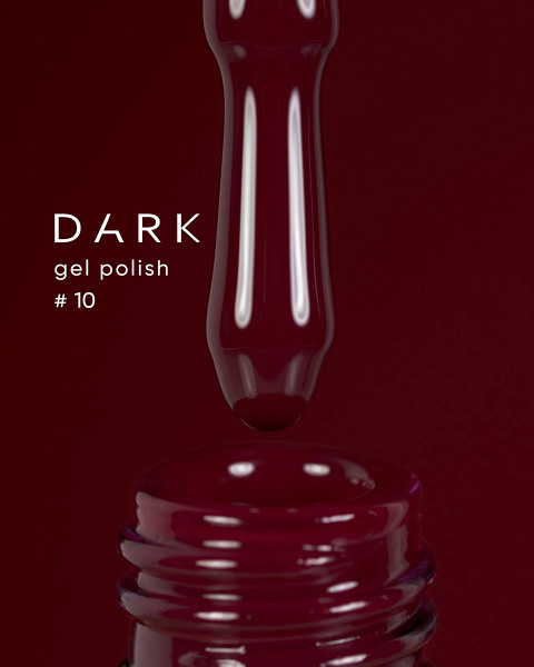 Dark gel polish 010, 6 ml
