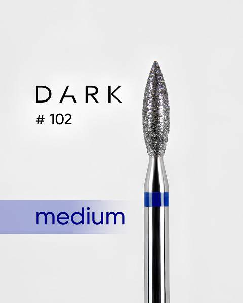 DARK Фреза алмазна №102 синє полум'я 024