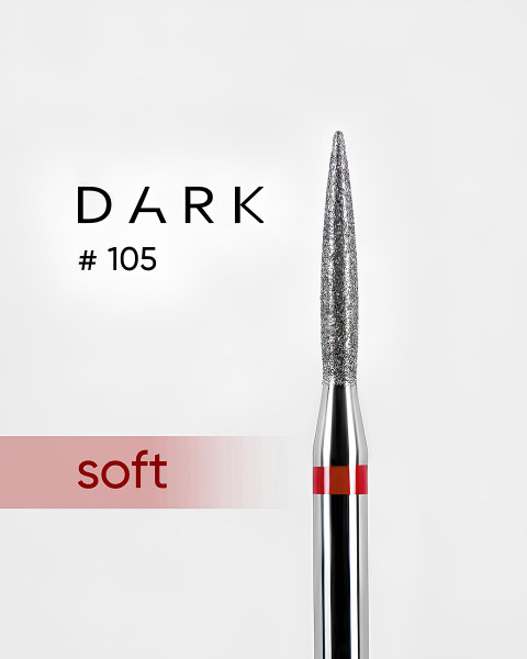 DARK Frez diamentowy nr 105 czerwony płomień 018