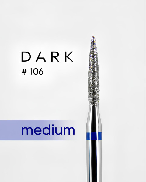 DARK Фреза алмазна №106 синє полум'я 018